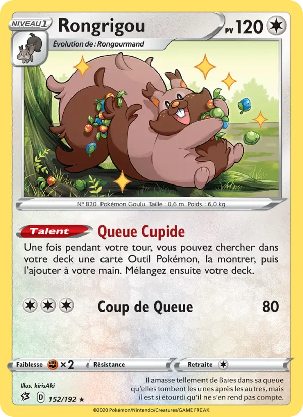 Rongrigou — Carte Pokémon 152 Clash des Rebelles