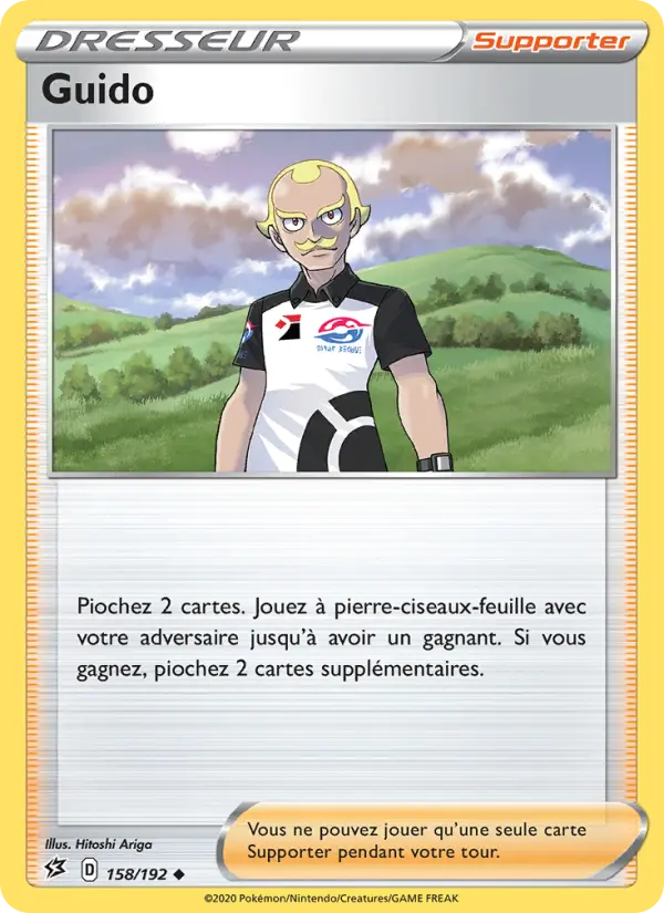 158/192 - Guido — Carte Pokémon Clash des Rebelles 158/192
