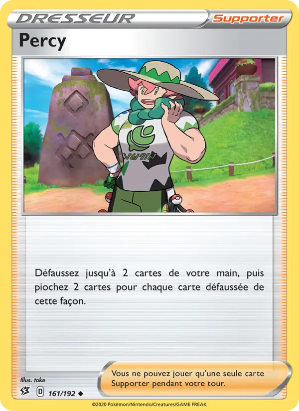 161/192 - Percy — Carte Pokémon Clash des Rebelles 161/192