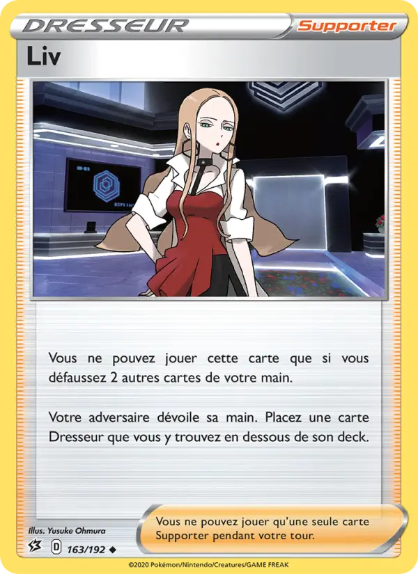 163/192 - Liv — Carte Pokémon Clash des Rebelles 163/192
