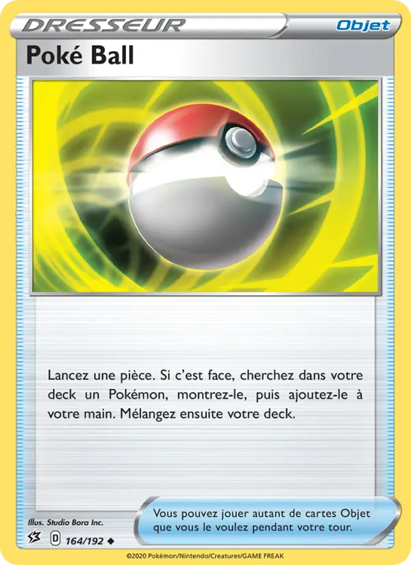 164/192 - Poké Ball — Carte Pokémon Clash des Rebelles 164/192