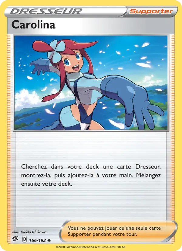 166/192 - Carolina — Carte Pokémon Clash des Rebelles 166/192