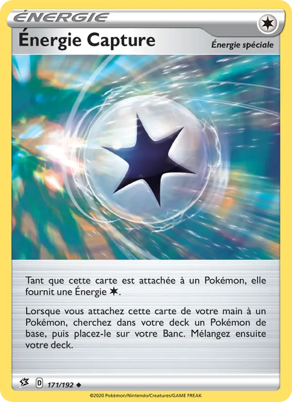 171/192 - Énergie Capture — Carte Pokémon Clash des Rebelles 171/192