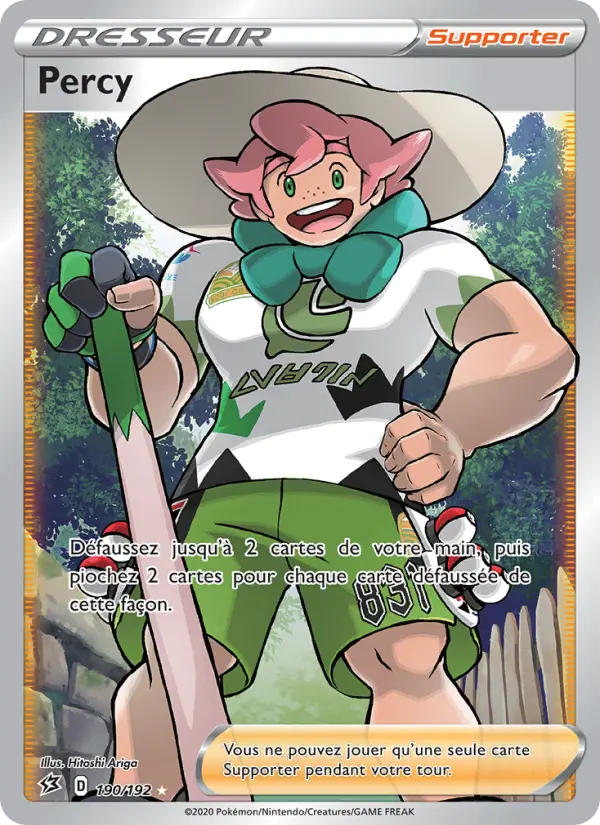 190/192 - Percy — Carte Pokémon Clash des Rebelles 190/192