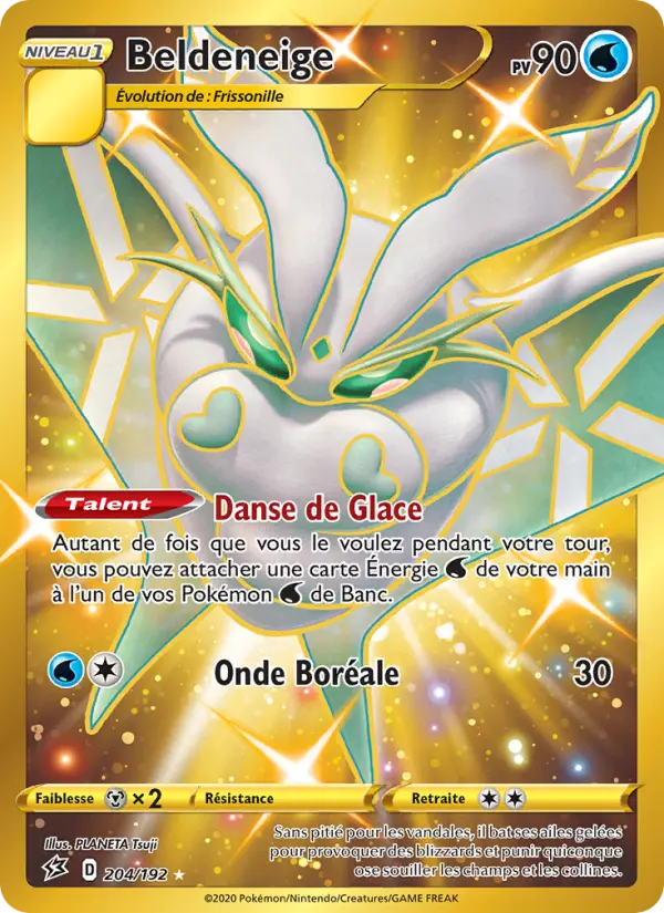 Beldeneige — Carte Pokémon 204 Clash des Rebelles
