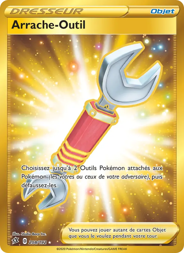 208/192 - Arrache-Outil — Carte Pokémon Clash des Rebelles 208/192
