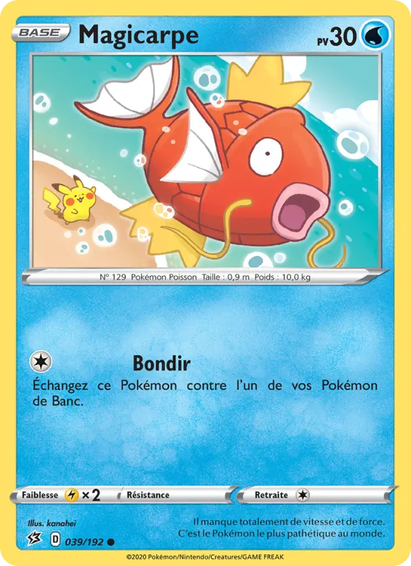 039/192 - Magicarpe — Carte Pokémon Clash des Rebelles 39/192