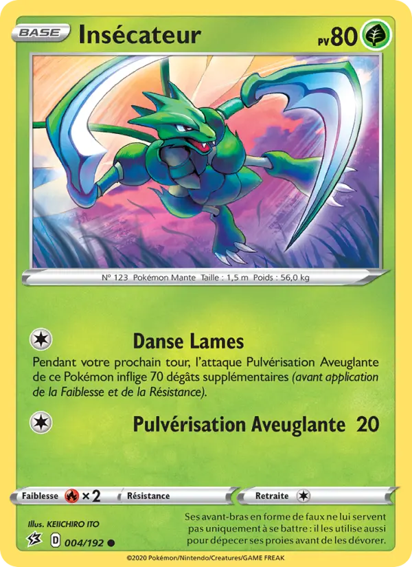 004/192 - Insécateur — Carte Pokémon Clash des Rebelles 4/192