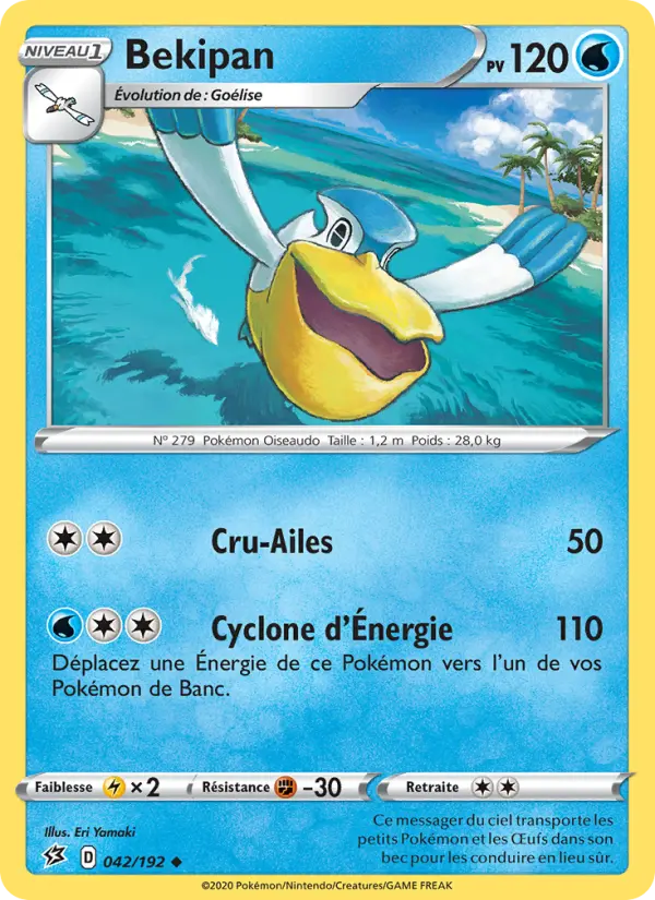 042/192 - Bekipan — Carte Pokémon Clash des Rebelles 42/192