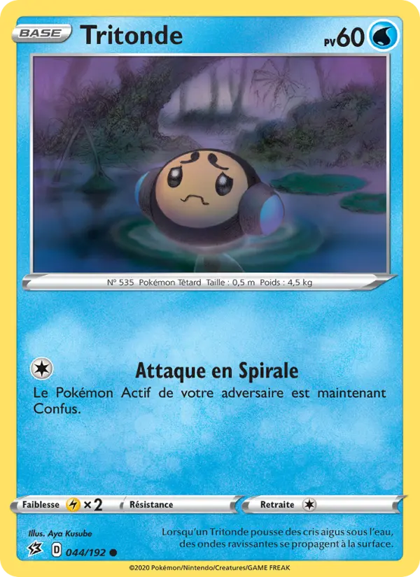 Tritonde — Carte Pokémon 44 Clash des Rebelles