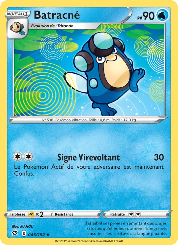 Batracné — Carte Pokémon 45 Clash des Rebelles