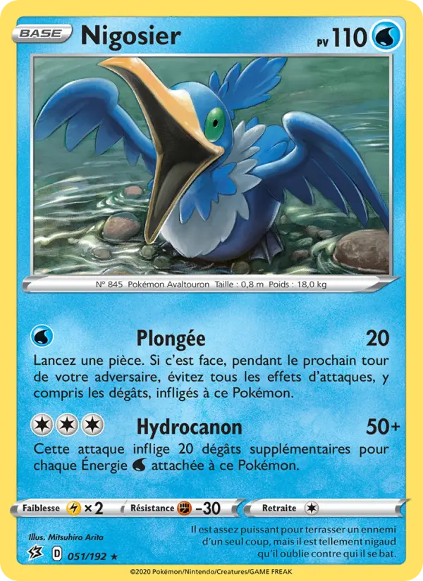 Nigosier — Carte Pokémon 51 Clash des Rebelles