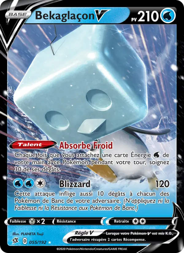 Bekaglaçon V — Carte Pokémon 55 Clash des Rebelles