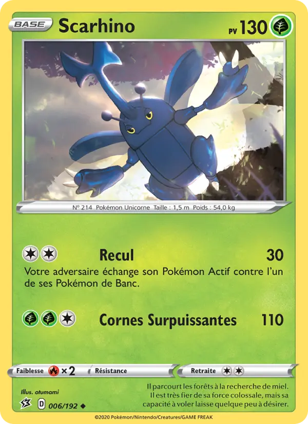 Scarhino — Carte Pokémon 6 Clash des Rebelles