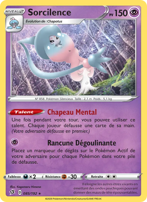 Sorcilence — Carte Pokémon 85 Clash des Rebelles