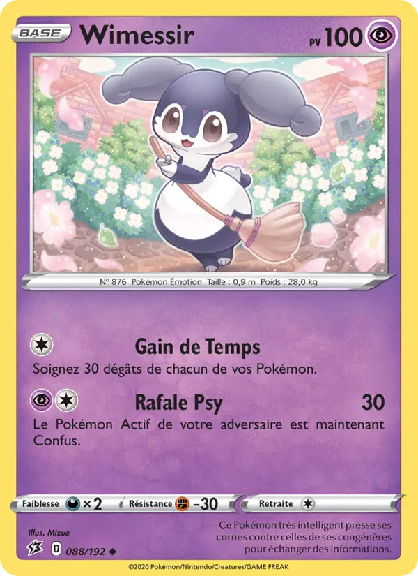 Wimessir — Carte Pokémon 88 Clash des Rebelles