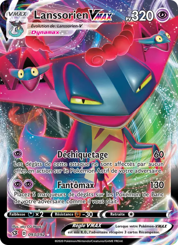 093/192 - Lanssorien VMAX — Carte Pokémon Clash des Rebelles 93/192