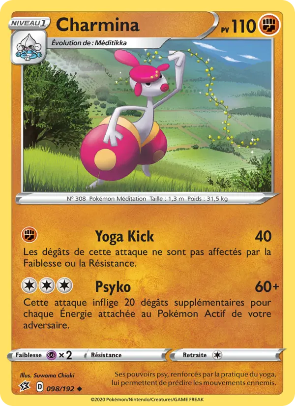 098/192 - Charmina — Carte Pokémon Clash des Rebelles 98/192