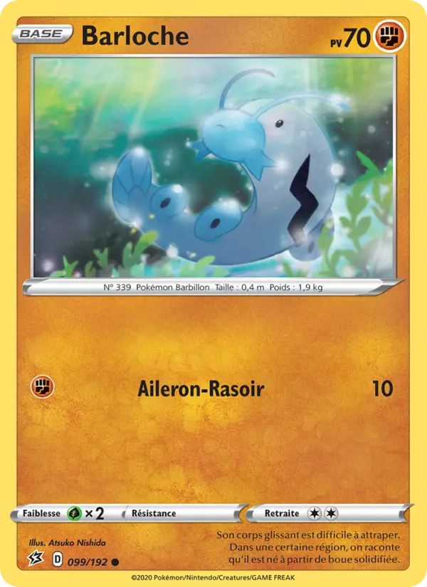 Barloche — Carte Pokémon 99 Clash des Rebelles
