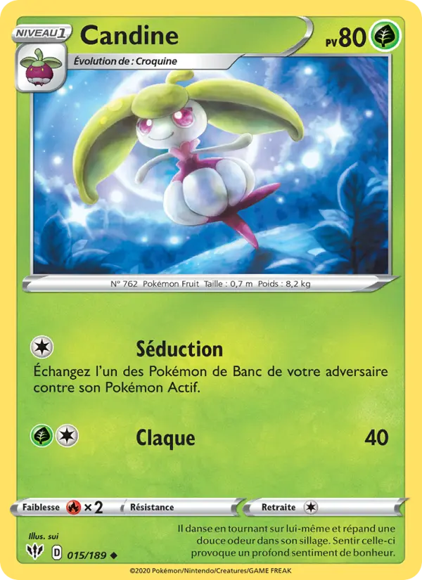 Candine — Carte Pokémon 15 Ténèbres Embrasées