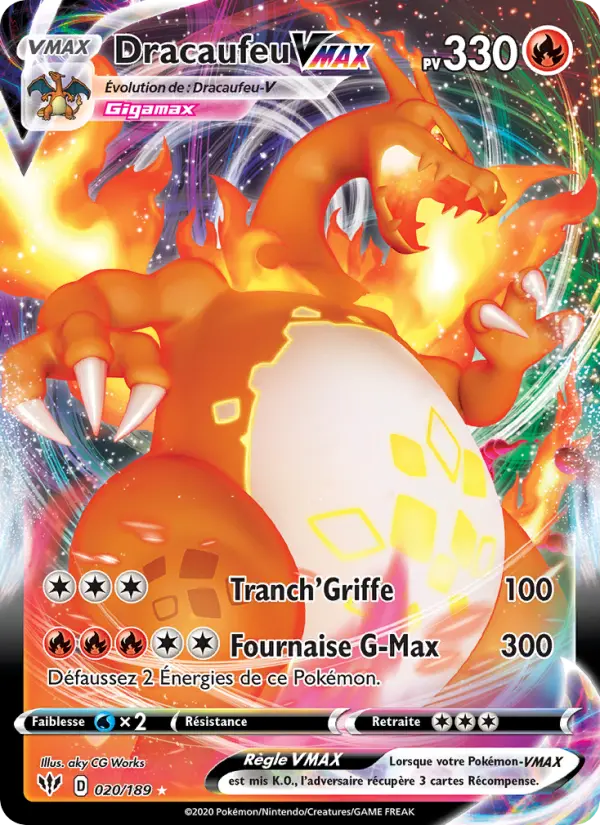 020/189 - Dracaufeu VMAX