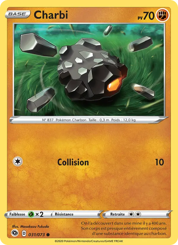 Charbi — Carte Pokémon 31 La Voie du Maître