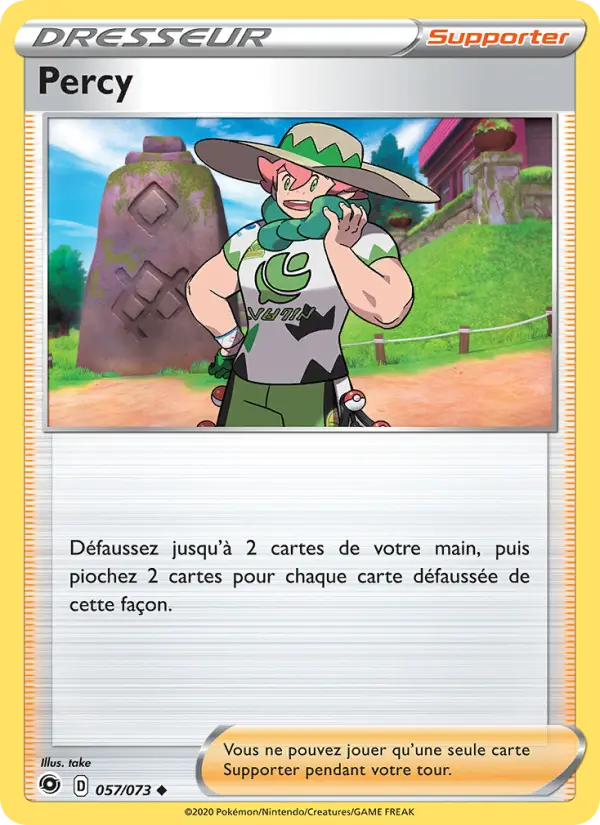 057/073 - Percy — Carte Pokémon La Voie du Maître 57/73