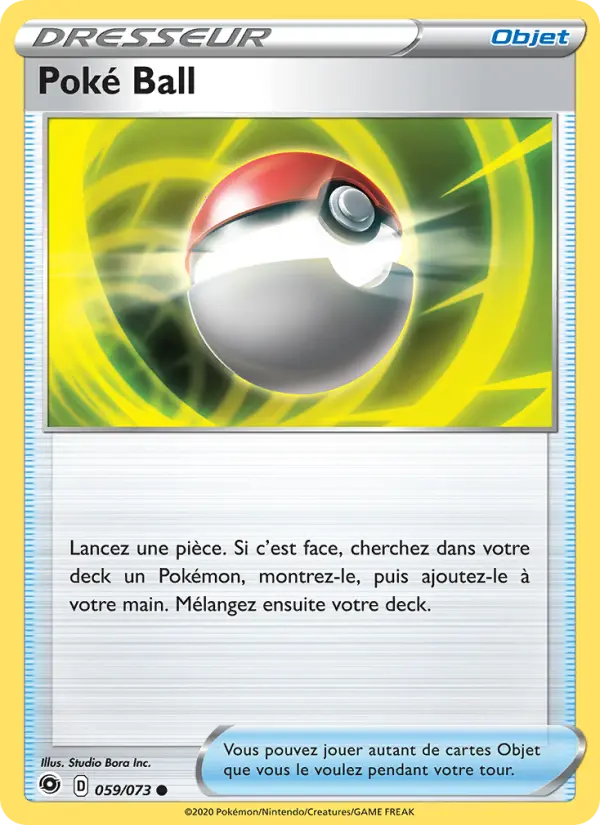 059/073 - Poké Ball — Carte Pokémon La Voie du Maître 59/73