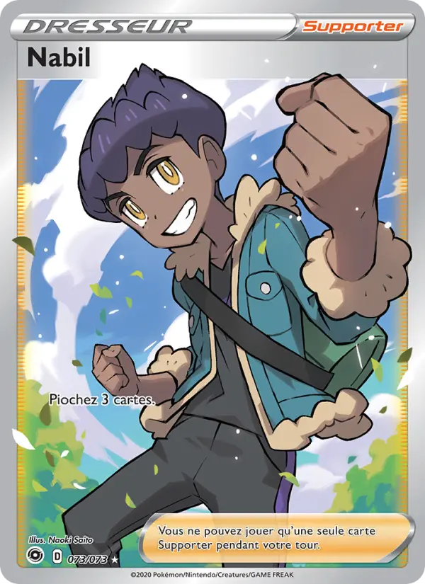 073/073 - Nabil — Carte Pokémon La Voie du Maître 73/73