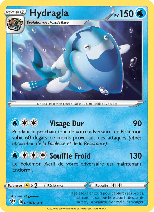 054/189 - Hydragla — Carte Pokémon Ténèbres Embrasées 54/189