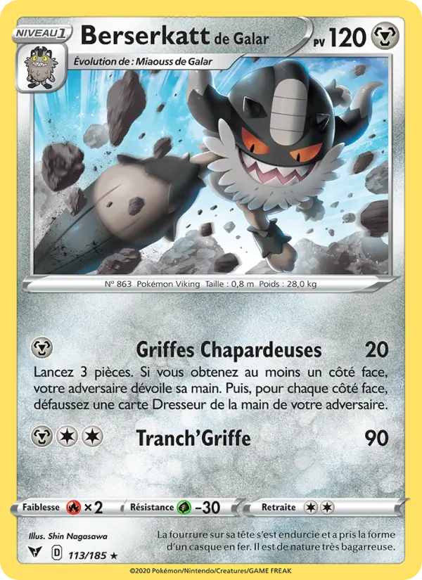 113/185 - Berserkatt de Galar