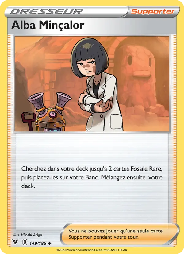 149/185 - Alba Minçalor — Carte Pokémon Voltage Éclatant 149/185