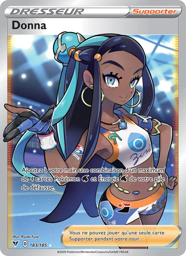 183/185 - Donna — Carte Pokémon Voltage Éclatant 183/185