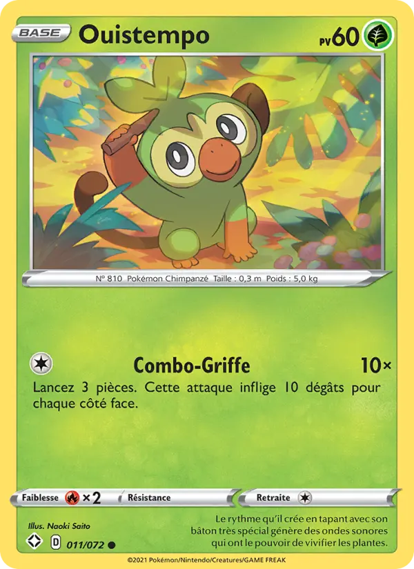 Ouistempo — Carte Pokémon 11 Destinées Radieuses