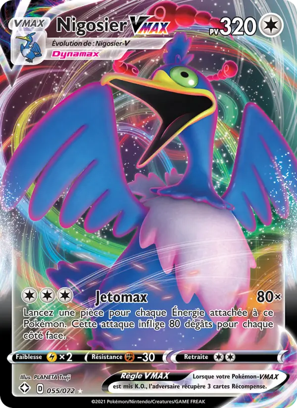 Nigosier VMAX — Carte Pokémon 55 Destinées Radieuses