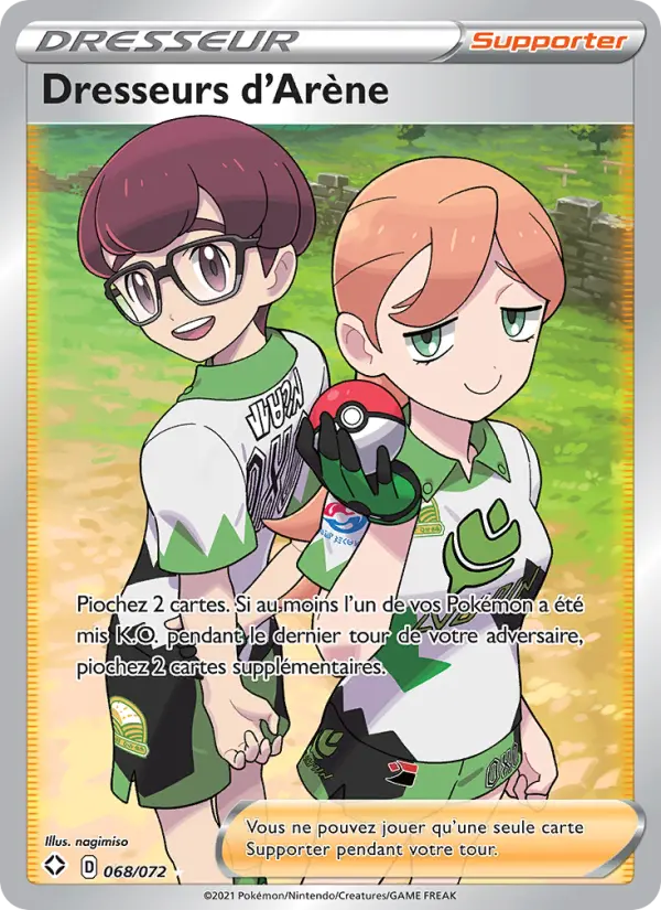 068/072 - Dresseurs d'Arène — Carte Pokémon Destinées Radieuses 68/72