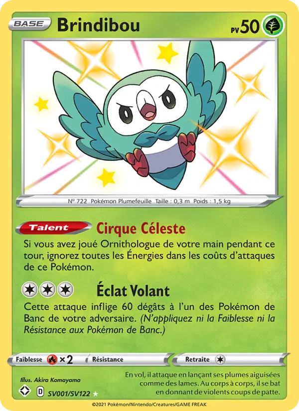 SV001/072 - Brindibou — Carte Pokémon Destinées Radieuses SV001/72