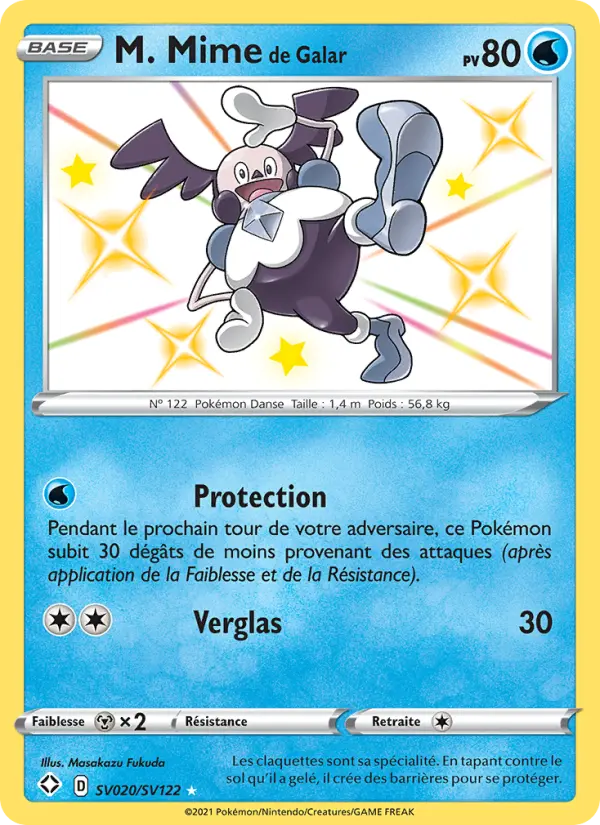 M. Mime de Galar — Carte Pokémon SV020 Destinées Radieuses