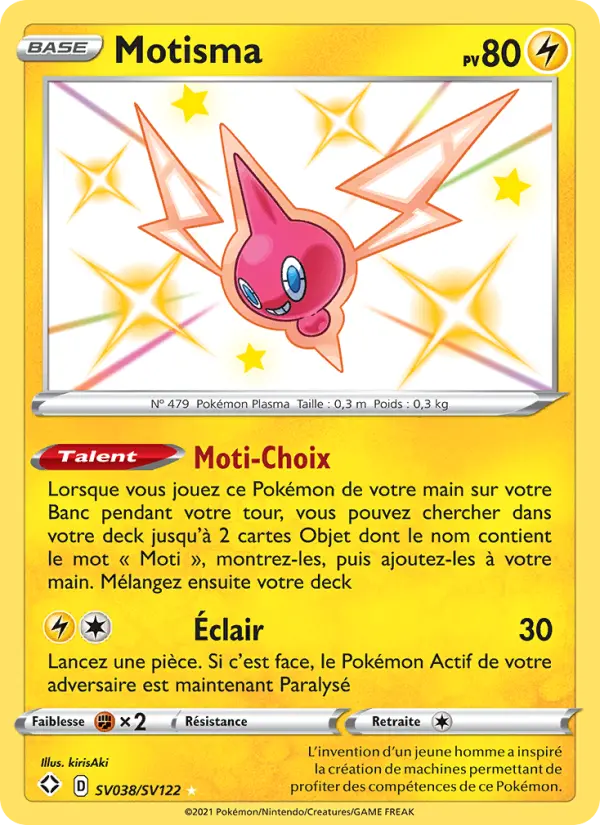 SV038/072 - Motisma — Carte Pokémon Destinées Radieuses SV038/72