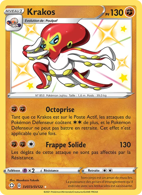 Krakos — Carte Pokémon SV073 Destinées Radieuses