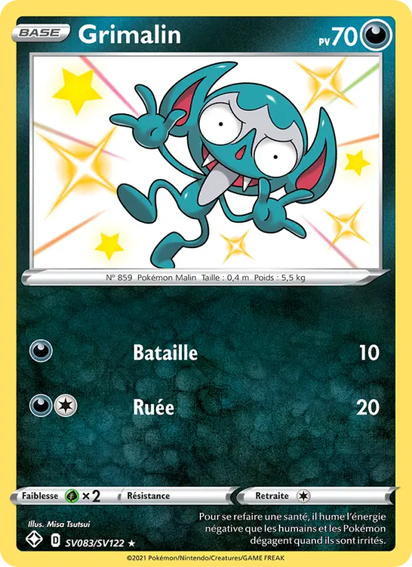 Grimalin — Carte Pokémon SV083 Destinées Radieuses