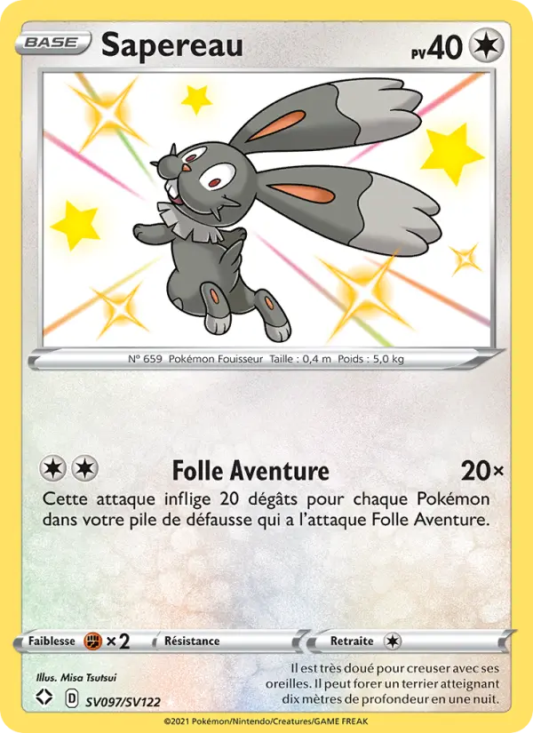 SV097/072 - Sapereau — Carte Pokémon Destinées Radieuses SV097/72