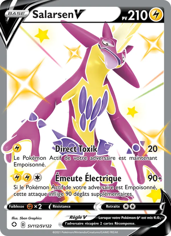 SV112/072 - Salarsen V — Carte Pokémon Destinées Radieuses SV112/72
