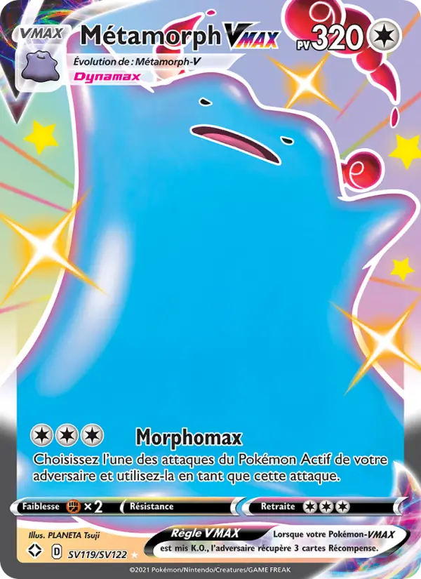 SV119/072 - Métamorph VMAX — Carte Pokémon Destinées Radieuses SV119/72
