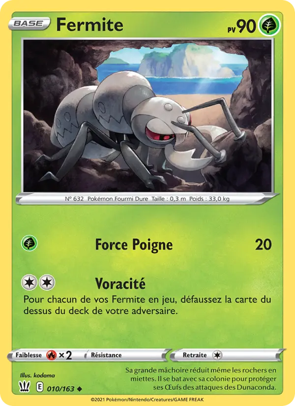 010/163 - Fermite — Carte Pokémon Styles de combat 10/163