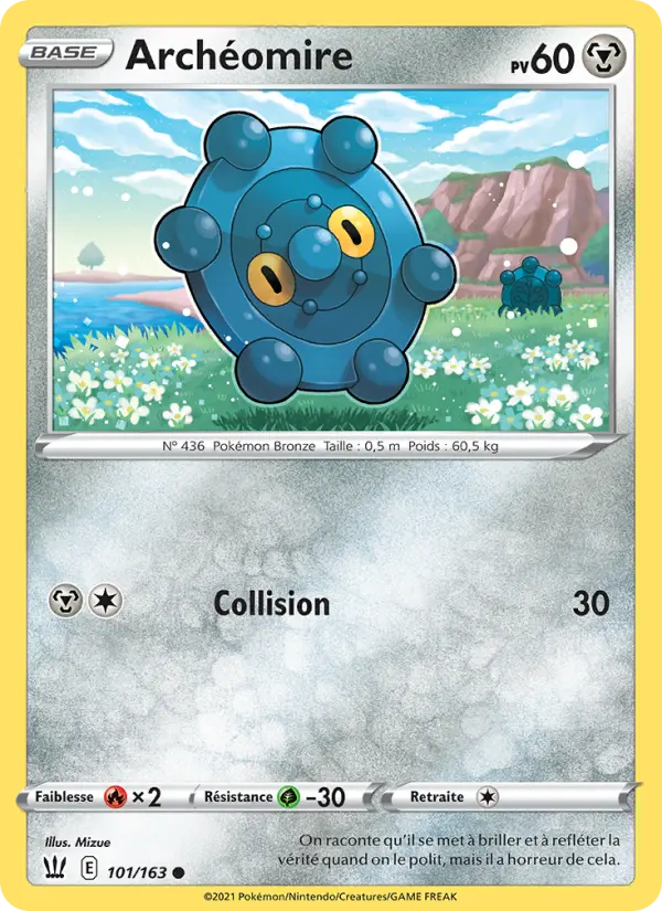 101/163 - Archéomire — Carte Pokémon Styles de combat 101/163