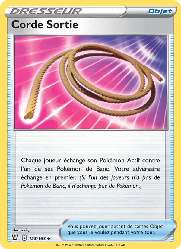 125/163 - Corde Sortie