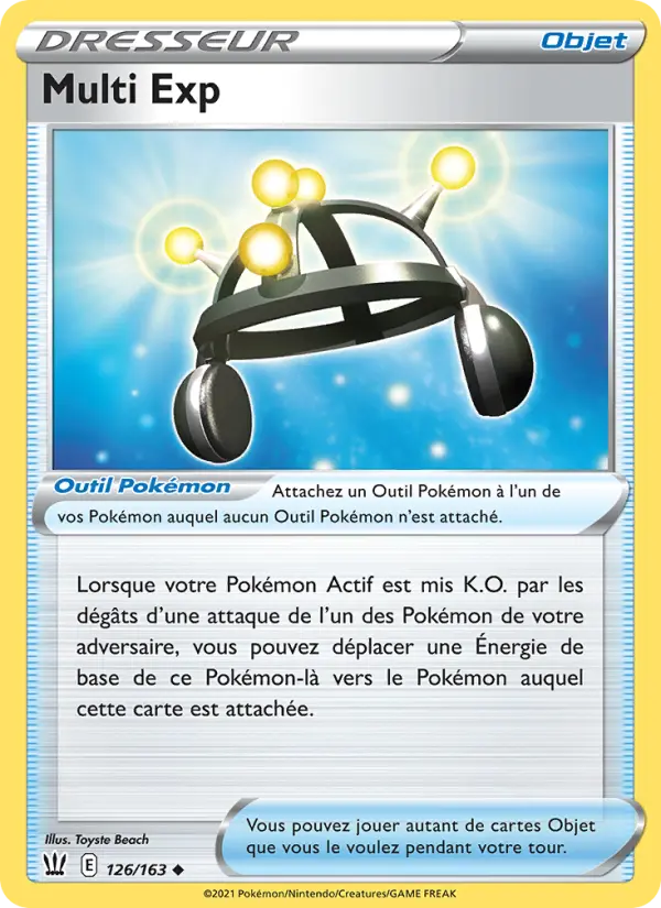 126/163 - Multi Exp — Carte Pokémon Styles de combat 126/163