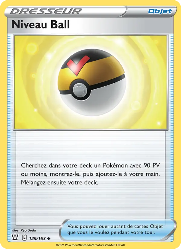 Niveau Ball — Carte Pokémon 129 Styles de combat