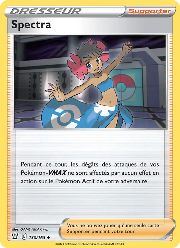 130/163 - Spectra — Carte Pokémon Styles de combat 130/163